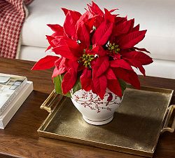 Faux Mini Poinsettia Bundle