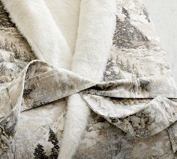 Rustic Lodge Flannel Robe