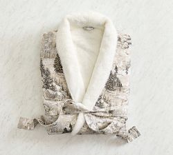 Rustic Lodge Flannel Robe