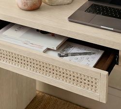 Marina Cane Mini Writing Desk (36")