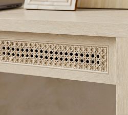 Marina Cane Mini Writing Desk (36")