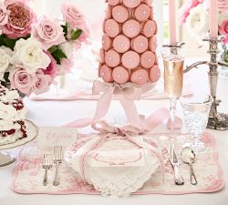 LoveShackFancy Ruffle Crochet Organic Cotton Napkins - Set of 4