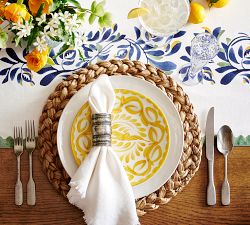 Cambria Handcrafted Stoneware Dinner Plates - Set of 4