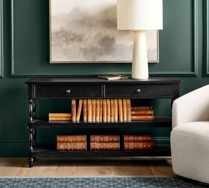Chris Loves Julia Modern Traditional Console Table (54