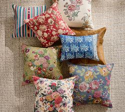 Christa Floral Embroidered Pillow Cover