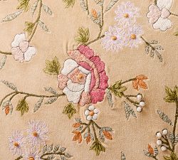 Primrose Hill Embroidered Pillow Cover