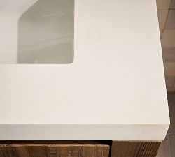 Rockport Double Sink Vanity (60"-72")