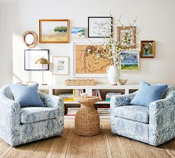 Woven Round Seagrass Side Table (16")