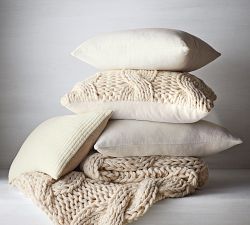 Colossal Handknit Pillow Cover