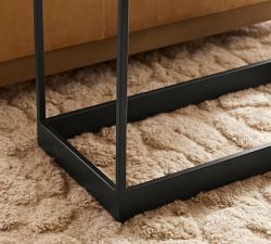 Presidio Rectangular Stone Side Table (11")