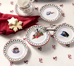 The Polar Express™ Stoneware Appetizer Plates - Set of 4