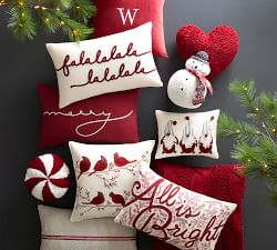 Cozy Teddy Faux Fur Peppermint Pillow Cover