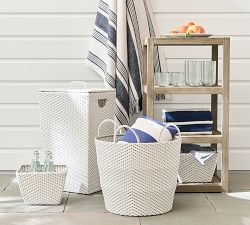Indio Eucalyptus Outdoor Storage Shelves (22')