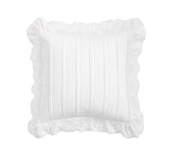 LoveShackFancy Lace Crochet Pillow Cover