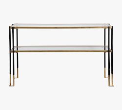 Keller Glass Console Table (54")