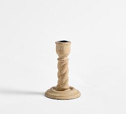 Open Box: Altair Wood Candle Holder, Small Taper - Natural