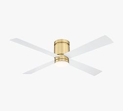 Kwartet Indoor/Outdoor LED Hugger Ceiling Fan (52")