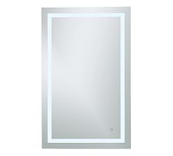 Open Box: Marina Lighted LED Mirror (30" x 48") - Silver