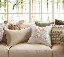 Tweed Woven Pillow Cover