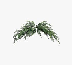 Open Box: Faux Cedar Mantel Swag (6'), Set of 2