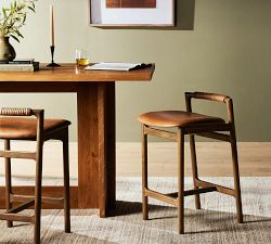 Axel Leather Bar &amp; Counter Stools