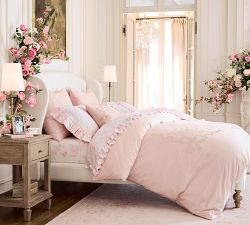 LoveShackFancy Rococo Bow Duvet Cover