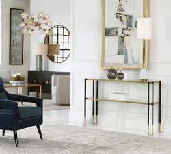 Keller Glass Console Table (54")