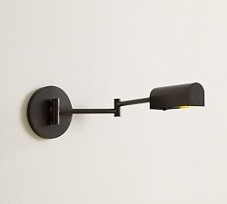 Open Box: Sherman Metal Swing-Arm Rectangular Sconce - Antique Bronze