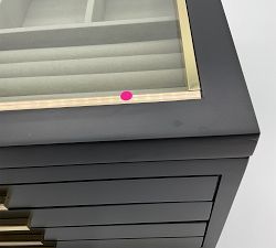 Open Box: Stella Jewelry Box, Large - Black