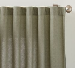 Open Box: Broadway Light Filtering Curtain, 100"W x 84"L, Set of 2 - Eucalyptus