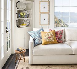 Edina Contrast Flange Pillow Cover