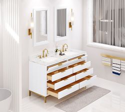 Gisela Double Sink Vanity (60"-72")