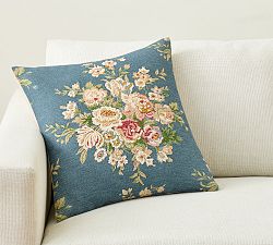 Loni Floral Embroidered Pillow Cover