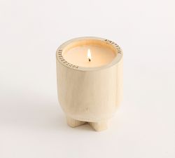 Airstream Wood Carved Candle - Coastal Berry