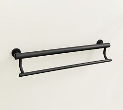 Open Box: Linden Towel Bar with Integrated Grab Bar by Michael Graves Design - Matte Black