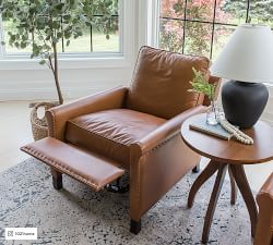 Tyler Roll Arm Leather Recliner