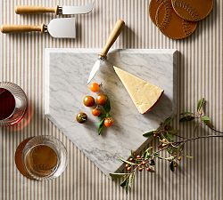 Marble Cheeseboard &amp; Cheese Knives Set