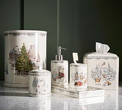 Vintage Christmas Bath Accessories