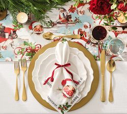 Norman Rockwell Napkins, Mixed Set of 4