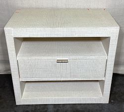 Open Box: Cape Nightstand (28") - Raffia White Wash