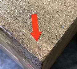 Open Box: Oakleigh Wide 3 Drawer Nightstand (32") - Heirloom Wheat, Frances Hardware