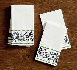 Caspari Puebla Guest Napkins - Set of 16