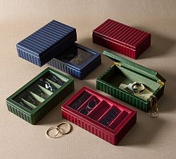 Finley Leather Jewelry Box
