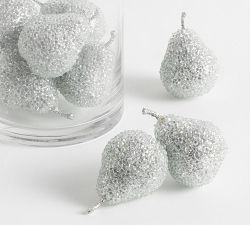 Glitter Pear Vase Filler