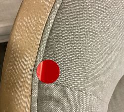 Open Box: Aurelia Swivel Chair - Performance Rustic Linen Parchment