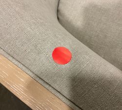 Open Box: Aurelia Swivel Chair - Performance Rustic Linen Parchment