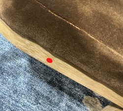 Open Box: Jasmine Upholstered Dining Chair - Faux Mohair Velvet Espresso, Seadrift