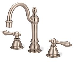 Open Box: Essa Lever Handle Widespread Bathroom Sink Faucet - Brushed Nickel