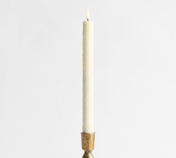 Flameless Glitter Taper Candle