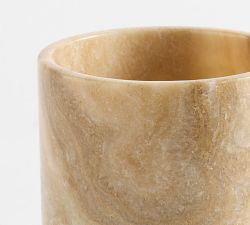 Footed Marble Candle Holder